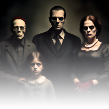 Digital Arts titled "FAMILY PORTRAIT" by Josep Domènech, Original Artwork, AI generated image