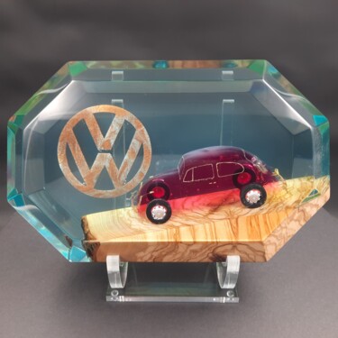 Sculptuur getiteld "RUBIS COX VW en rés…" door Joseph Ducrocq (MATLAB STUDIO), Origineel Kunstwerk, Hars