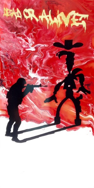 Pittura intitolato "A ARMES INEGALES" da Joseph Ducrocq (MATLAB STUDIO), Opera d'arte originale, Acrilico
