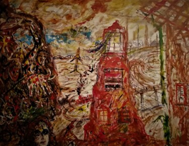 Pintura titulada "MEMORIES of a HIGH…" por Joseph Urie, Obra de arte original, Acrílico Montado en Bastidor de camilla de ma…