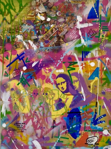 Schilderij getiteld "“Sgt. Pepper” by ST…" door Joshua Schlagwein (stptgl), Origineel Kunstwerk, Acryl Gemonteerd op Frame v…