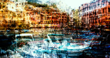 Photography titled "Portrait of Vernazza" by Josip Biondić, Original Artwork, Digital Photography