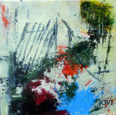 Painting titled "Abstrait 6" by Viviane Joanchicoy Jovi, Original Artwork, Acrylic