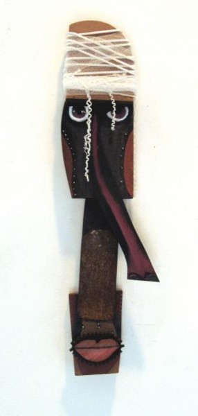 Sculpture titled "Healing: Full Metal" by Joyce Owens, Original Artwork