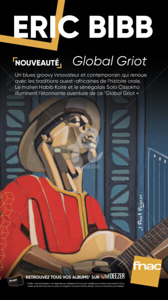 Peinture intitulée "ERIC BIBB GLOBAL GR…" par Jean-Paul Pagnon, Œuvre d'art originale, Huile