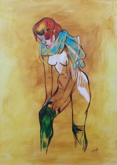 Peinture intitulée "toulouse-lautrec" par Jean Philippe Dufau, Œuvre d'art originale, Acrylique