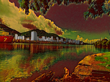 Photographie intitulée "Ilha de Vitória ES,…" par Jose Americo Jsilvares, Œuvre d'art originale, Photographie manipulée