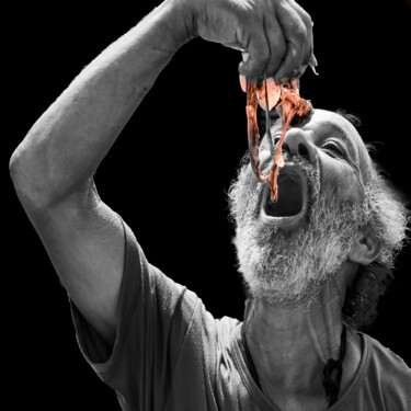 Photographie intitulée "intestinos de peixe" par Jose Americo Jsilvares, Œuvre d'art originale, Photographie manipulée