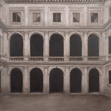 Pittura intitolato "Altemps" da Juan Álvarez Cebrián, Opera d'arte originale, Olio Montato su Telaio per barella in legno