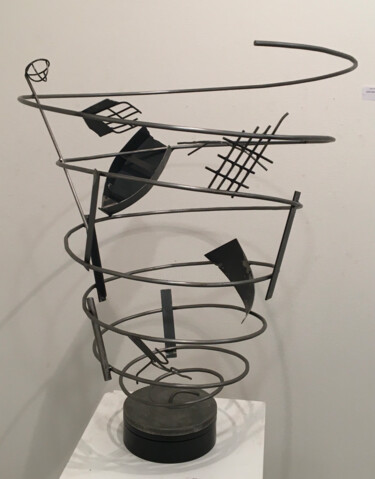 Sculpture intitulée ""TORNADO"" par Juan Carlos Sánchez De La Nieta, Œuvre d'art originale, Métaux