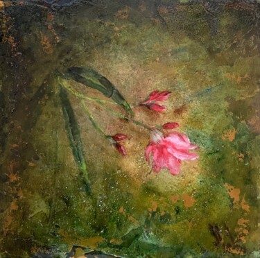 Peinture intitulée "Flores de verano ro…" par Juan José Molina Gallardo, Œuvre d'art originale, Huile