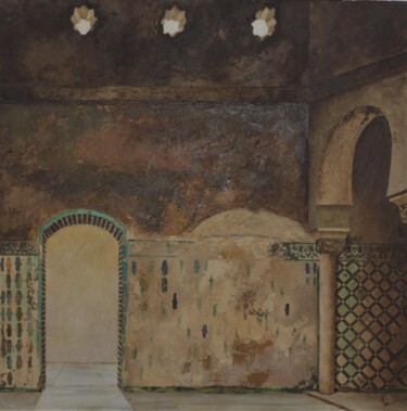 "Baño árabe V" başlıklı Tablo Juan José Molina Gallardo tarafından, Orijinal sanat, Petrol