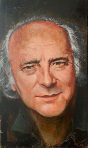 Painting titled "Amancio Prada" by Juan José Molina Gallardo, Original Artwork, Oil