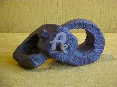 Sculptuur getiteld "Los anillos" door Juan Rojas, Origineel Kunstwerk