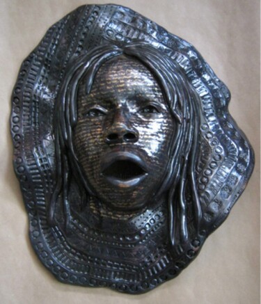 Скульптура под названием "Melody" - Juarez Hawkins, Подлинное произведение искусства, Керамика