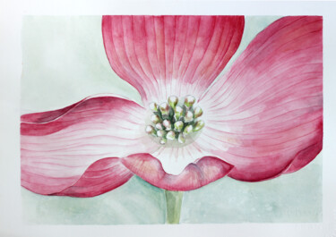 Malerei mit dem Titel "Botanisches Aquarel…" von Judit Fortelny, Original-Kunstwerk, Aquarell