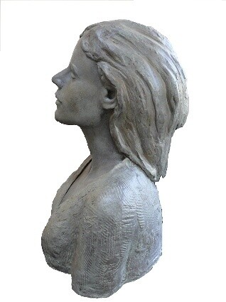 Sculpture titled "songe" by Judith Franken, Original Artwork, Terra cotta