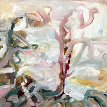 Картина под названием "Windflüchtig (Windb…" - Judith Riemer, Подлинное произведение искусства, Акрил Установлен на Деревянн…