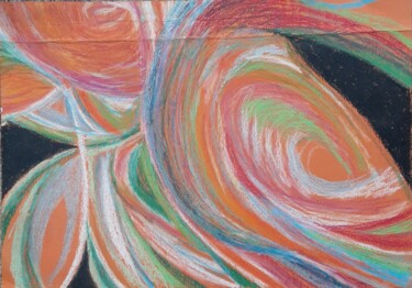Pittura intitolato "Bows" da Judith Simonis, Opera d'arte originale, Pastello