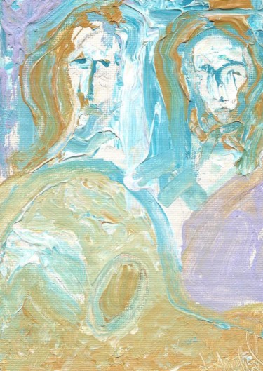 Painting titled "guitar-duet-001.jpg" by Juli Southmayd, Original Artwork, Acrylic