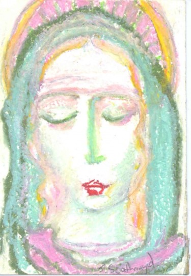 Pittura intitolato "Nun" da Juli Southmayd, Opera d'arte originale