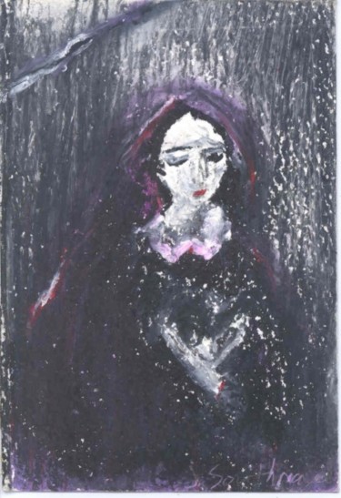 Pittura intitolato "Nun" da Juli Southmayd, Opera d'arte originale