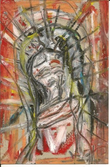 Картина под названием "Virgin of Guadalupe" - Juli Southmayd, Подлинное произведение искусства