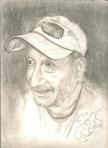 Painting titled "Tim" by Juli Southmayd, Original Artwork, Pencil