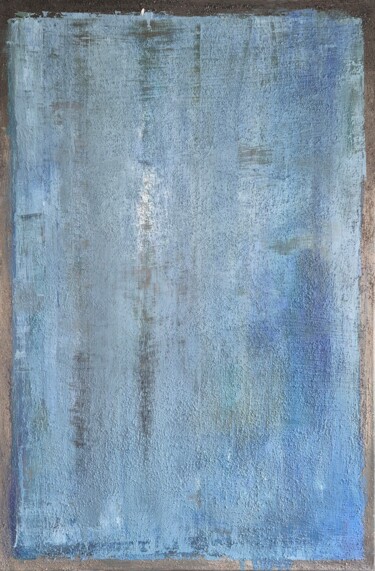 Painting titled "Blue Notes" by Julia Analena Hollmann, Original Artwork, Acrylic Mounted on Wood Stretcher frame