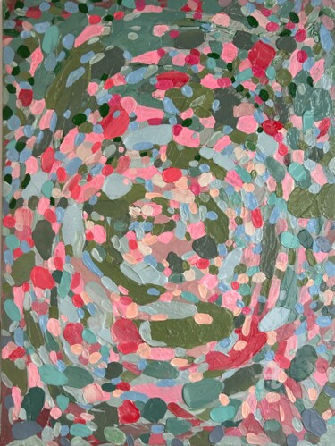 Schilderij getiteld "Large bright colorf…" door Julia Brinkfrau, Origineel Kunstwerk, Acryl