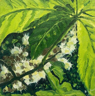 Peinture intitulée "Chestnut_1" par Julia Sahno, Œuvre d'art originale, Huile