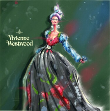 Digital Arts με τίτλο "Vivienne Westwood s…" από Julia Shchedrova, Αυθεντικά έργα τέχνης, Ψηφιακή ζωγραφική