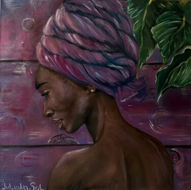 Картина под названием "Mystery" - Juliana Sol, Подлинное произведение искусства, Масло Установлен на Деревянная рама для нос…