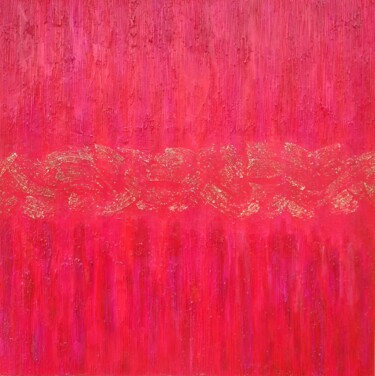 Картина под названием "Torn" - Julie Bevan, Подлинное произведение искусства, Акрил Установлен на Деревянная рама для носилок