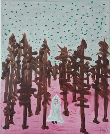 Peinture intitulée "Désastre" par Julien.B, Œuvre d'art originale, Acrylique