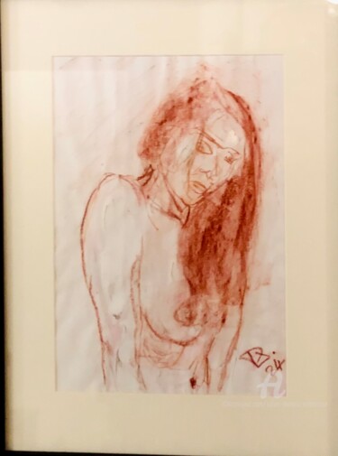 Drawing titled "Expectative" by Julien Danaux (Artdanaux), Original Artwork, Pencil