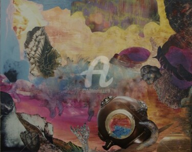 "Au fond" başlıklı Kolaj Juliette Agabra tarafından, Orijinal sanat