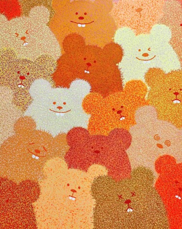绘画 标题为“萌宠生肖-小老鼠” 由俊明 李, 原创艺术品, 丙烯