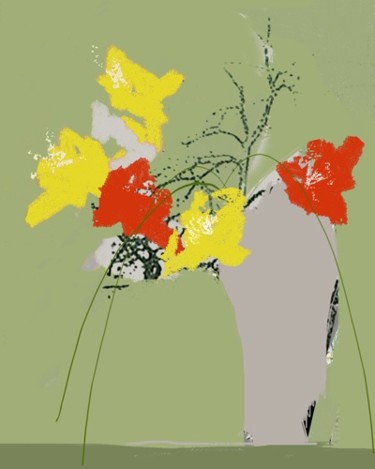 Digital Arts titled "Ikebana3.jpg" by Jun-Jun Sta. Ana, Original Artwork