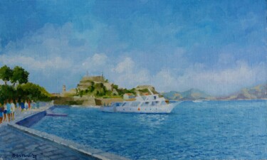 Schilderij getiteld "Memories of Corfu K…" door Juri Semjonov, Origineel Kunstwerk, Olie