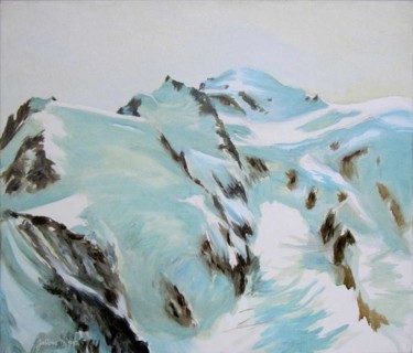 "Le Mont-Blanc" başlıklı Tablo Philippe Juttens tarafından, Orijinal sanat, Petrol