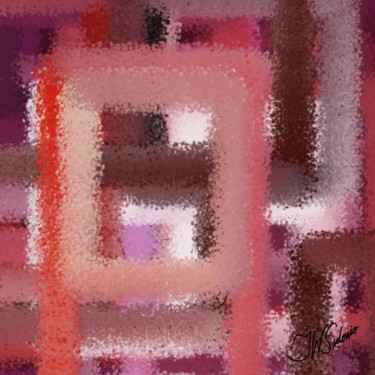 Цифровое искусство под названием "Abstrato Quadrados…" - J.W. Sidonio, Подлинное произведение искусства, Цифровая живопись