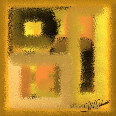 Digital Arts titled "Abstrato Quadrados…" by J.W. Sidonio, Original Artwork, Digital Painting