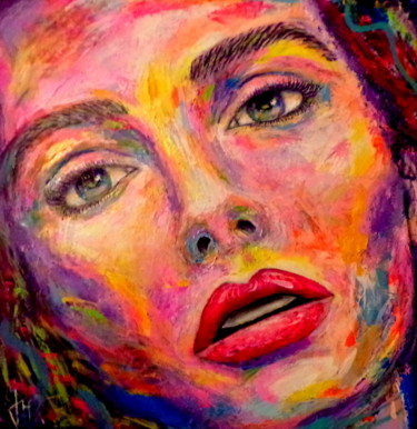 peinture visage femme ➽ 436 Œuvres d'art originales, éditions limitées et  impressions
