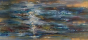 Pittura intitolato "Sea Waves" da Khrystyna Kozyuk, Opera d'arte originale, Olio