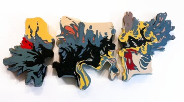 Скульптура под названием "Untitled 6" - Ken Overman, Подлинное произведение искусства, Пластмасса
