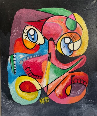 Painting titled "SANS NOM 1" by Ka'Reen, Original Artwork, Acrylic