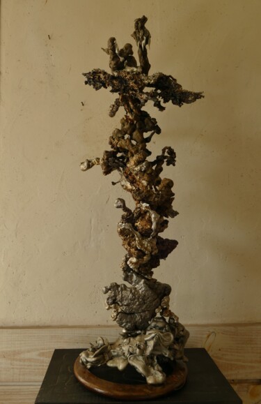 Sculpture titled "FOUDROYé" by Kalizae, Original Artwork, Aluminium