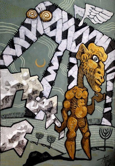 Pintura titulada "Плохие новости" por Aleksei Kaliakin, Obra de arte original, Pastel