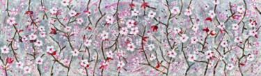 "Spring blossom" başlıklı Tablo Kamala Phonphibsvads tarafından, Orijinal sanat, Akrilik Ahşap Sedye çerçevesi üzerine monte…